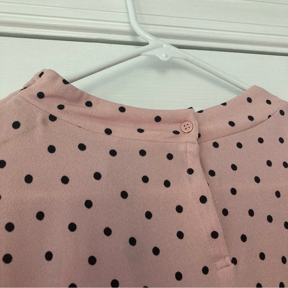 NWT Adrianna Papell Polka Dot Blouse - Picture 7 of 9